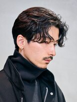 レタッチバイフィフス(RETOUCH by fifth)&nbsp;原宿ラルフカールオールバックスパイラルパーマ30代男性色気ヘア