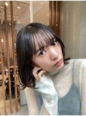 簡単スタイリング/伸ばしかけも可愛く/フェイスレイヤーボブ