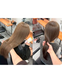 【OVERics.】でトリートメントから髪質改善でツヤを手に入れる