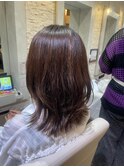 自然なストレートでツヤ髪に