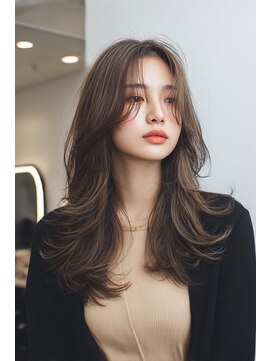 ノイエ 原宿 北参道(NoIE) バタフライレイヤーカット髪質改善カラー透明感カラー