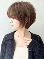 セイドット リー(Say. Ree)&nbsp;say.ショートボブひし形ショートダークレッドコーラルオレンジ