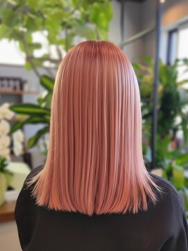 アヴァロンテ アットウィルヘアー(A VOLONTE at will hair) 【ドーリーな可愛さ】 ベビーピンクの艶髪 [成田/富里]