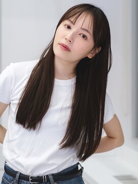 ガーデンヨコハマエスト(GARDEN YOKOHAMA est) ロング　ネビージュ　小顔　レイヤー　シースルーバング