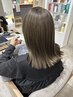 【上品な色合い◎】似合わせカット+白髪染め+髪質改善Aujuaトリートメント