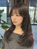 シティ(CITY)&nbsp;ワンカールレイヤー　グレージュカラー　顔周りカット