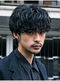 原宿無造作シャドウパーマラウンドマッシュカット刈り上げfifth