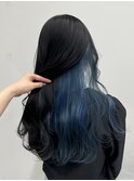 ワンポイントでおしゃれなインナーカラー!