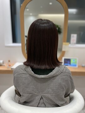 アドラーブル ココロ 新潟(adorable CoCoLo) 大人可愛い大人美人くすみカラーアッシュグレーベージュ