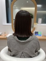 アドラーブル ココロ 新潟(adorable CoCoLo) 大人可愛い大人美人くすみカラーアッシュグレーベージュ