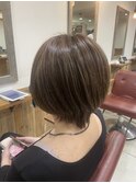 白髪ぼかしハイライト