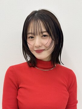 アイトーキョーエス 渋谷(AI TOKYO S) レイヤーボブ/オリーブベージュ/結べるボブ