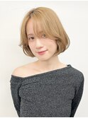 丸みショートボブ/顔周りカット/20代30代40代50代/前髪/大宮