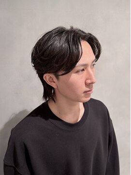 アース コアフュールボーテ 前橋川原店(EARTH coiffure beaute) センターパートウルフ