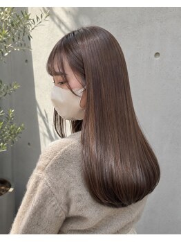 ビオルネ 浦安店(VIE.ORNER)の写真/【カット＋コスメ縮毛矯正＋3ステップTr￥13900】全薬剤化粧品登録のコスメ剤を使用！髪質改善◎【浦安】