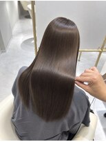 ミヨン 京橋店(miyon) 韓国レイヤーカット×暗髪カラー×髪質改善