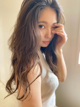 チョビー 銀座(chobii) 道村/ウェーブパーマ/デジタルパーマ/フォギーベージュ/アッシュ