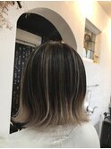 ハイトーンカラーボブ