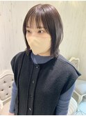 大宮/ショコラベージュ/ボブルフ/カール/ベビーバング