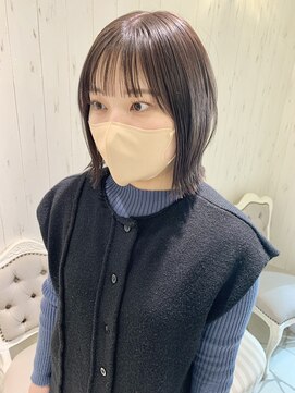 エフバイラブランシュ 大宮東口店(ef by La Blanche) 大宮/ショコラベージュ/ボブルフ/カール/ベビーバング