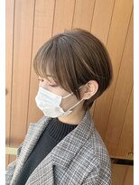 シャメル(Chamel)&nbsp;【前髪あり】丸みショートトップボリューム◇ひし形20代30代40代