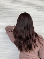 シャルムヘアー 松江店(charme hair) ショコラピンク×ゆる巻き