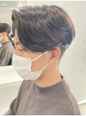センターパート/ニュアンスパーマ/ツーブロ刈り上げ