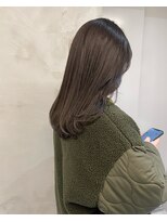 ロビン アンド ダルク(robin&darc) ぷつっとロング×暗めで透けるグレージュ【髪質改善】