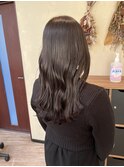 ロング×透明感暗髪