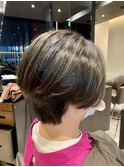 【中村】モカベージュ+ハンサムショート