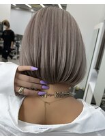 エゴル ナゴヤサカエ(ENGOL NAGOYA SAKAE)&nbsp;保存必須【海外風ハイトーンボブ】グレージュカラー