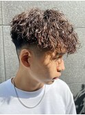 フェード／波巻きパーマ／ツイストスパイラルパーマ／刈り上げ