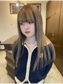 ローライトなアッシュベージュ