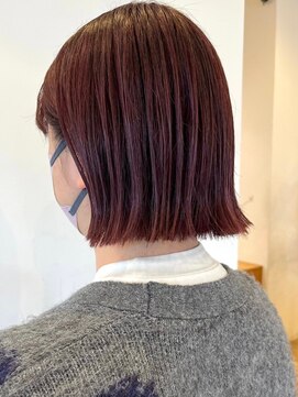 ソレス(so.lace) チェリーレッド×ベルボブ