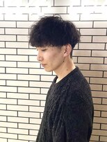 ラフ バイ マグ 南松本(R.A.F. by Mag) メンズパーマスパイラルパーマツーブロック刈り上げマッシュ