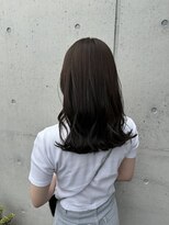 アチーブ ヘア デザイン(achieve hair design)&nbsp;黒髪暗髪☆大人可愛いなみなみウェーブロングナチュラルヘア