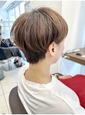耳掛けマッシュショート