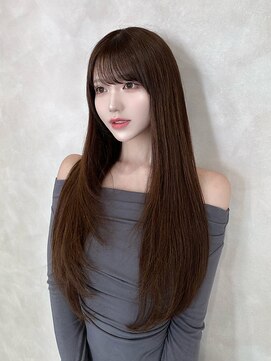 アンククロス 渋谷(ANKH CROSS) シャギーレイヤー/セミロング/ブラウン