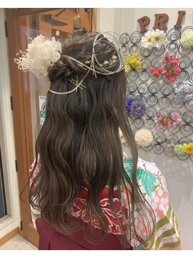 プリマ 新宿(PRIMA) ふんわりハーフアップ