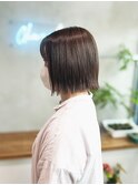 切りっぱなしボブ