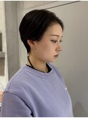 【YOKE】ハンサムショートカット前髪無しショート刈り上げ