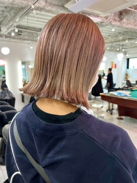 デート 下北沢(DATE) ホワイトグレージュ/デジタルパーマ/チェリーブラウン/下北沢