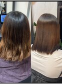 パーマ、ブリーチ履歴にもできる縮毛矯正/美髪/ストレートパーマ