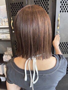 アチーブリス(achieve Liss) 縮毛ぱつんとボブ