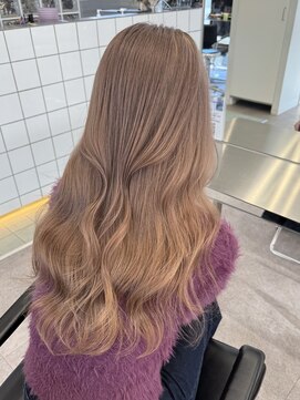 サンクプロジェクト(cinq PROJECT) 韓国ヘアミルクティーベージュグレージュカラーブリーチカラー