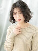 ドクターズ サロン ラブ(Dr's Salon LAB)&nbsp;オリーブブラウン暗髪ニュアンスパーマミディアムt古河30代40代