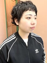 イギー(igggy)&nbsp;ショートパーマ　レイヤー　マッシュショート　デジタルパーマ