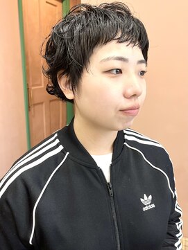 イギー(igggy) ショートパーマ　レイヤー　マッシュショート　デジタルパーマ