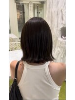ギグス 栄店(gigs)&nbsp;ボブ/オリーブブラウン/外はねボブ/アッシュブラウン/ミディアム