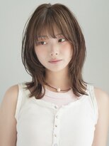 インセプション 銀座(INCEPTION)&nbsp;ミディアムレイヤー/前髪あり/顔まわりレイヤー/20代/30代
